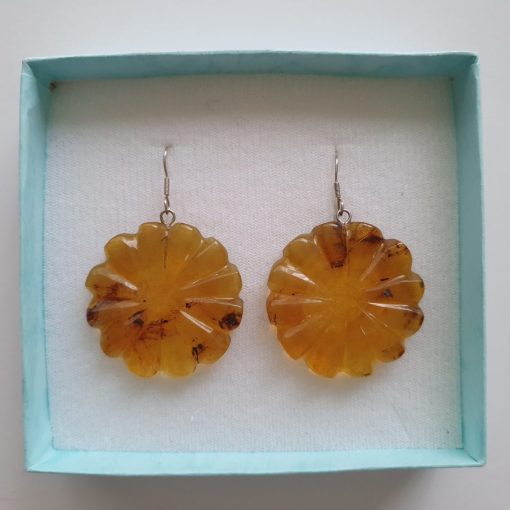 Aretes de ámbar