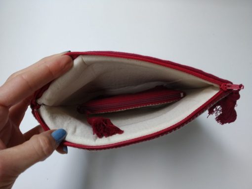 Cosmetiquera - monedero bordado - Imagen 6