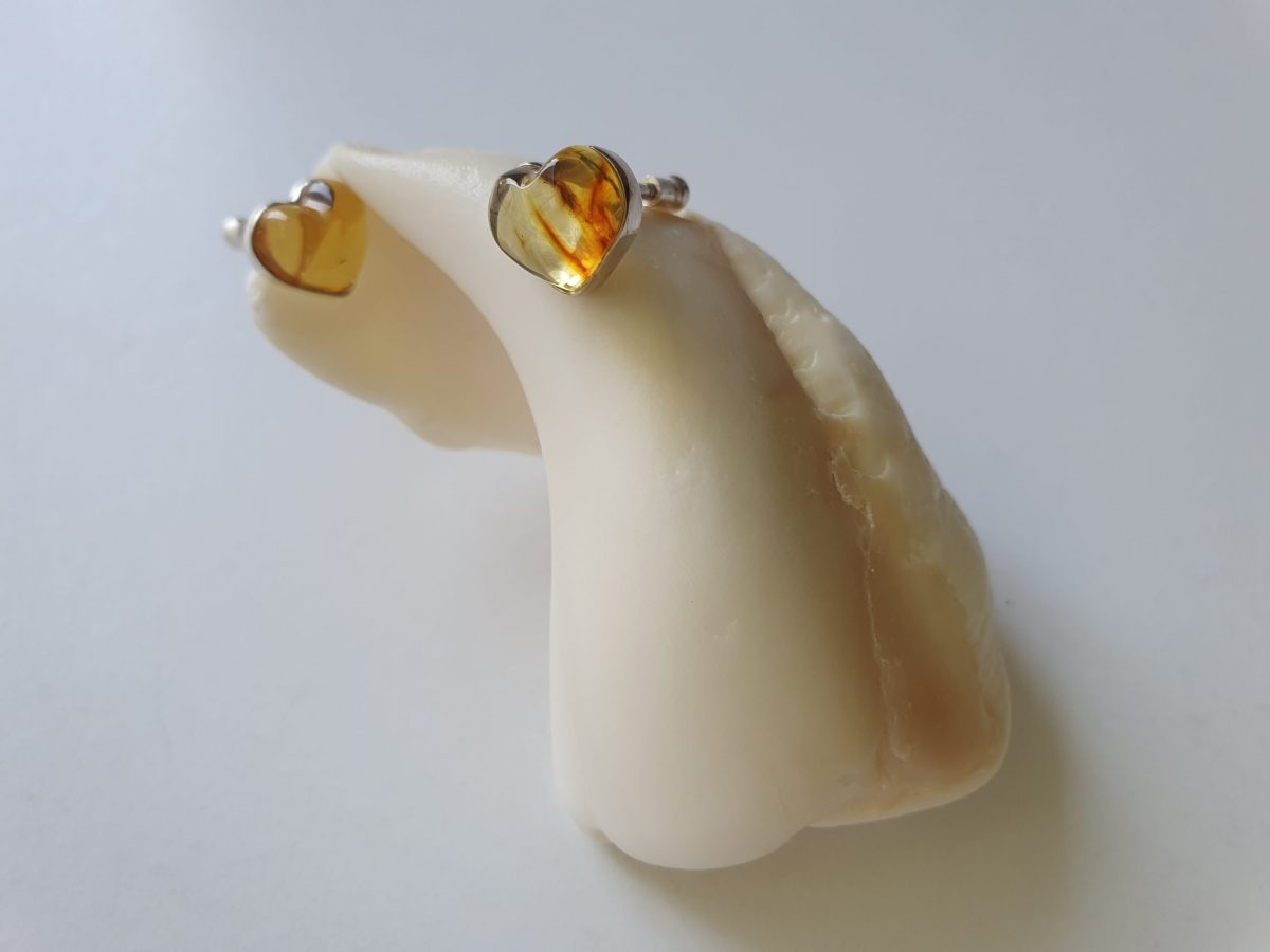 Aretes de ámbar para bebé