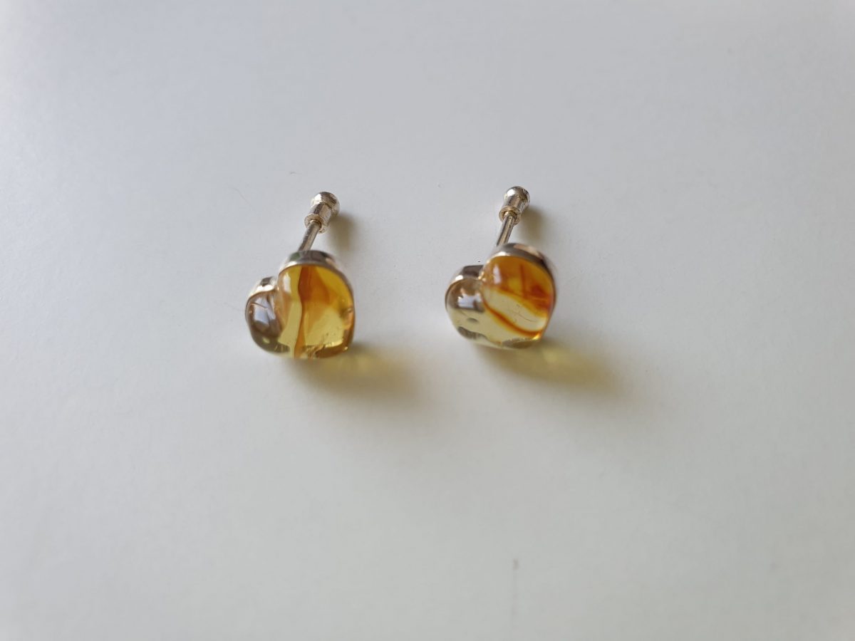 Aretes de ámbar para bebé - Imagen 2