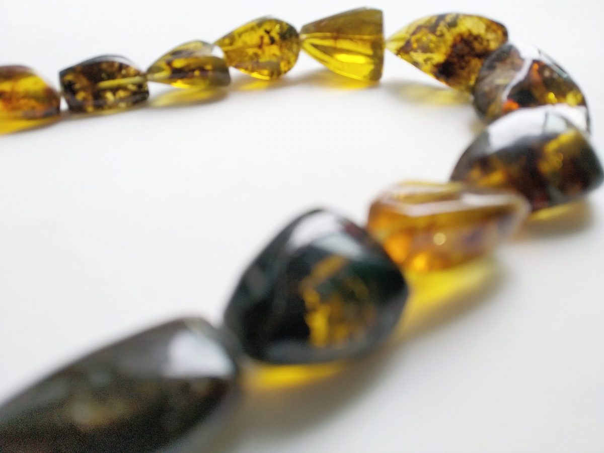 Collar y aretes Ámbar de Chiapas. Colección Caramelos mixtos - Imagen 4