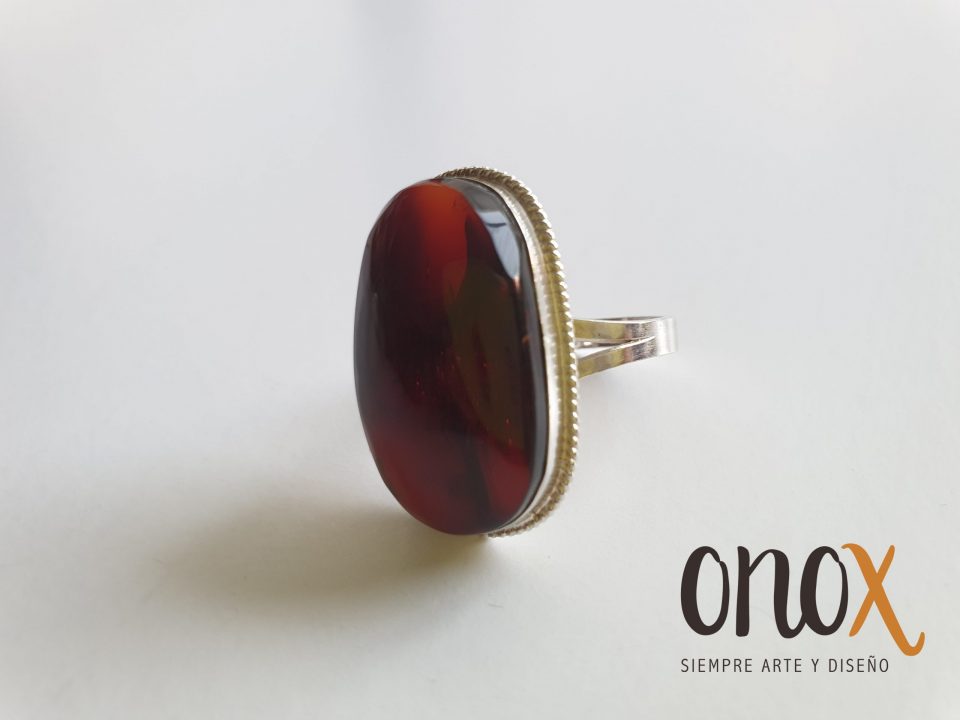Anillo ámbar vino - Imagen 5