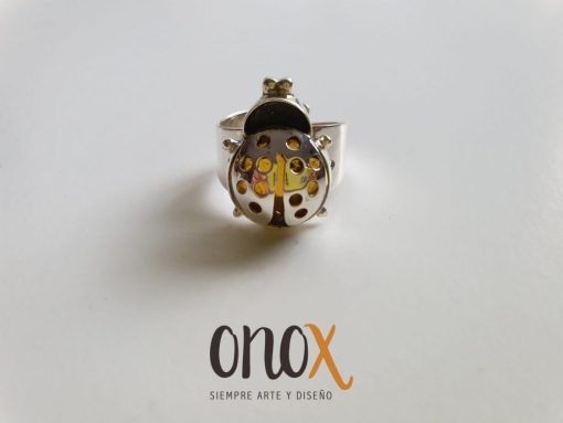 Anillo ámbar catarina