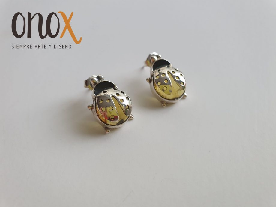 Broqueles ámbar catarinas - Imagen 5