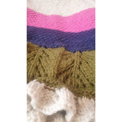 Mañanita o poncho de lana - Imagen 7