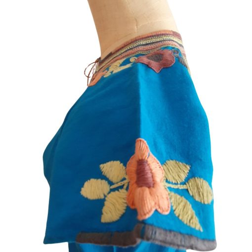 Blusa bordada a mano manga corta. Talla 32-34 (Mediana) - Imagen 4