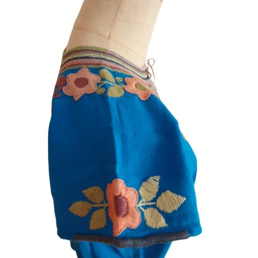 Blusa bordada a mano manga corta. Talla 32-34 (Mediana) - Imagen 5