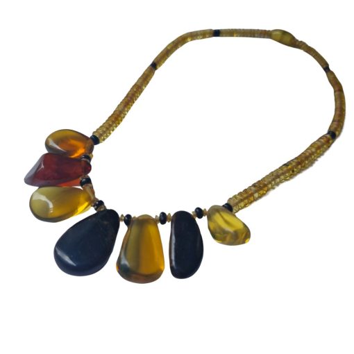 Collar tutti frutti de ámbar