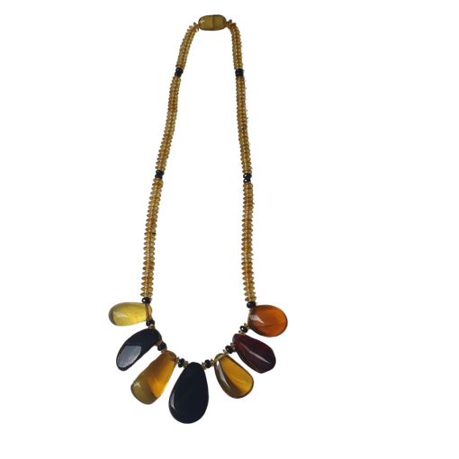 Collar tutti frutti de ámbar - Imagen 5
