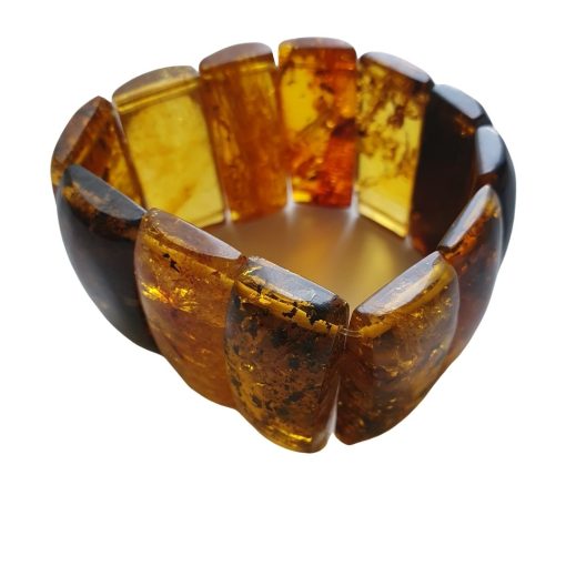 Brazalete de ámbar rectángulos - Imagen 4