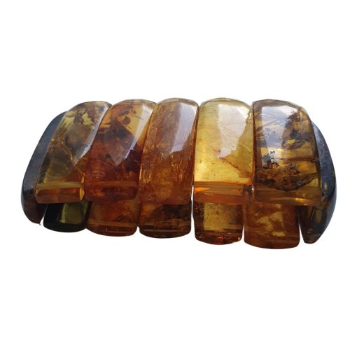 Brazalete de ámbar rectángulos - Imagen 2