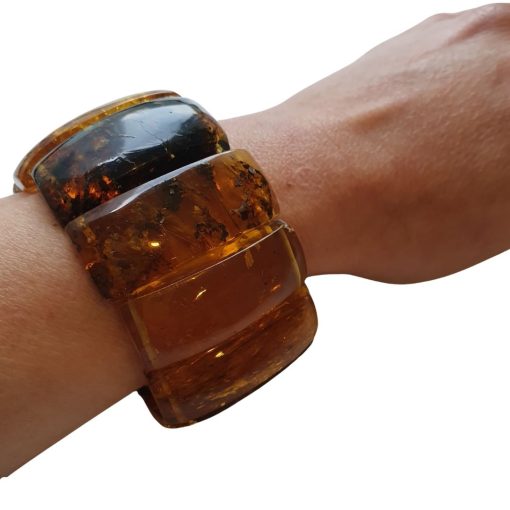 Brazalete de ámbar rectángulos - Imagen 7