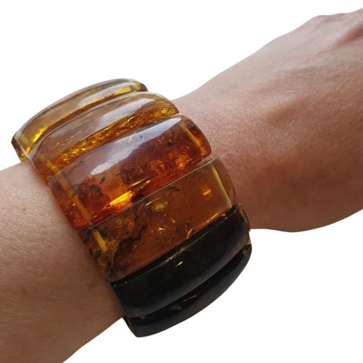 Brazalete de ámbar rectángulos - Imagen 8