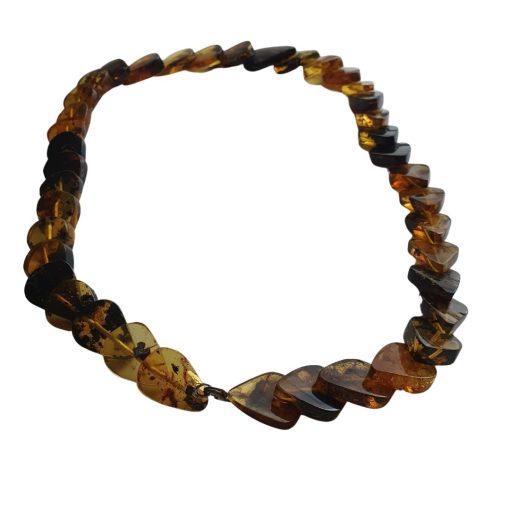 Collar y aretes ámbar. Colección Dominó - Imagen 5