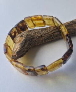 Pulsera cuadritos de ámbar